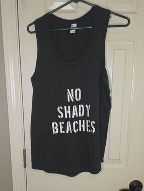 District Black Crewneck Tank - Black